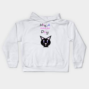 Have A Purrfect Day Kids Hoodie